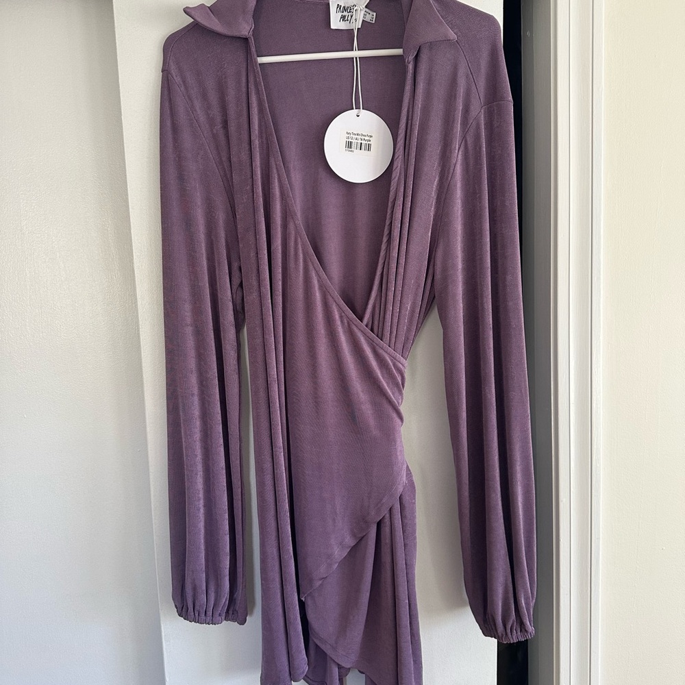 Purple Wrap Dress
